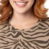 imageFruit of the Loom Womens Drop Shoulder Tee and Convertible Waist Sleep SetZebra