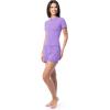 imageFruit of the Loom Womens Energize Sleeve Tee and Shorts Sleep Pajama SetIris