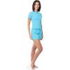 imageFruit of the Loom Womens Energize Sleeve Tee and Shorts Sleep Pajama SetTurquoise