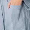 imageFruit of the Loom Womens Lightweight Waffle Knit Kimono RobeAshley Blue