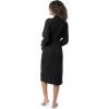 imageFruit of the Loom Womens Lightweight Waffle Knit Kimono RobeBlack