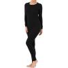 imageFruit of the Loom Womens Micro Waffle Premium Thermal SetBlack