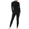 imageFruit of the Loom Womens Micro Waffle Premium Thermal SetBlack