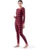 imageFruit of the Loom Womens Micro Waffle Premium Thermal SetBuffalo Plaid