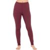 imageFruit of the Loom Womens Micro Waffle Premium Thermal SetMerlot Heather