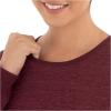 imageFruit of the Loom Womens Micro Waffle Premium Thermal SetMerlot Heather