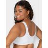 imageFruit of the Loom Womens MultiPack Front Closure Cotton BraBlackWhiteHeather Grey 3pack