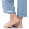 imageFruit of the Loom Womens Pipped Button Down Sleep SetAshley Blue