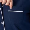 imageFruit of the Loom Womens Pipped Button Down Sleep SetNavy