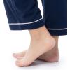 imageFruit of the Loom Womens Pipped Button Down Sleep SetNavy