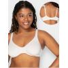imageFruit of the Loom Womens Unlined Underwire BraCotton ampamp Spandex Blend for Natural Shape and FlexibilityHeather Grey White 86ck