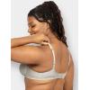 imageFruit of the Loom Womens Unlined Underwire BraCotton ampamp Spandex Blend for Natural Shape and FlexibilityHeather Grey White 86ck