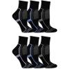 imageFruit Of The Loom Womens Coolzone Active Lightweight Cotton Casual Sock Black Assorted 2 410 US