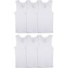 imageFruit of the Loom Boys Eversoft Cotton Undershirts T Shirts ampamp Tank TopsTank  Toddler  6 Pack  White
