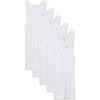 imageFruit of the Loom Boys Eversoft Cotton Undershirts T Shirts ampamp Tank TopsToddler  5 Pack  White