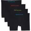imageFruit of the Loom Boys Seamless Comfort Boxer Brief UnderwearBlack 4 Pack