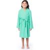 imageFruit of the Loom Girls Classic Waffle RobeWaterfall Green