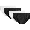 imageFruit of the Loom Girls MultiPack Seamless Bikini Briefs  Ultimate Comfort ampamp FlexibilityBlack HueWhite 4pack