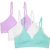 imageFruit of the Loom Girls Soft and Smooth Training BraAruba BlueStellar OrchidWhite