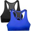imageFruit of the Loom Girls Stay Dry Racerback Sports BraDazzling BlueBlack Hue