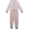 imageFruit of the Loom Kids Premium Thermal Waffle Union SuitFair Isle White