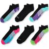 imageFruit of the Loom Little Girls 10 Pair No Show SocksBlack Assorted