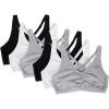 Heather Grey/White/Black/Heather Grey/White/Black 6-pack
