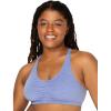 Heather Grey/White/Blue Gem