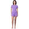 imageFruit of the Loom Womens Energize Sleeve Tee and Shorts Sleep Pajama SetIris