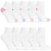 imageFruit of the Loom Womens Everyday Soft Cushioned Ankle Socks 10 PackWhite Assorted 2