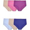 imageFruit of the Loom Womens High Cut Briefs Fit for Me Plus Size UnderwearBrief  Beyondsoft Cotton Blend  Assorted