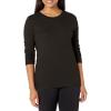 imageFruit of the Loom Womens Micro Waffle Premium Thermal Underwear Tee ShirtBlack