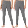 imageFruit of the Loom womens Micro Waffle Thermal BottomSmoke HeatherSmoke Heather