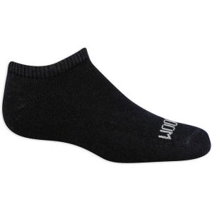 imageFruit Of the Loom Boys 10 Pair Pack Dual Defense Cushioned Comfort SocksBlack