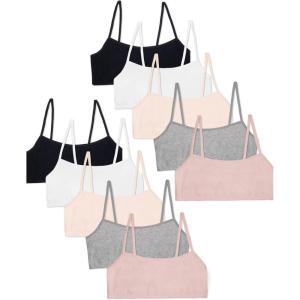 imageFruit of the Loom Big Girls Training BraWhiteGreyNudeBlackBlush Rose