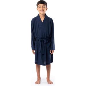 imageFruit of the Loom Boys Classic Waffle RobeTime Square Navy