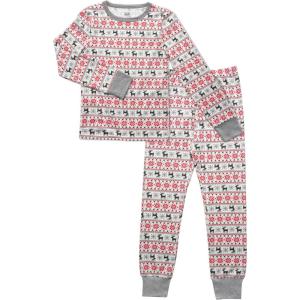 imageFruit of the Loom Boys Premium Thermal Waffle Underwear SetFair Isle White
