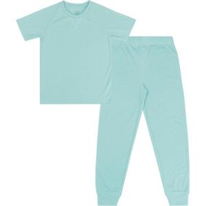 imageFruit of the Loom Boys Relaxing Comfort Loose Fit 2Piece Pajama SetAquarium Green