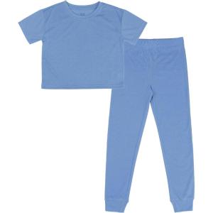 imageFruit of the Loom Girls Relaxing Comfort Loose Fit 2Piece Pajama SetUrban Blue