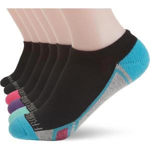 imageFruit of the Loom Little Girls 10 Pair No Show SocksBlack