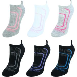 imageFruit of the Loom Womens Coolzone Active Lightweight Cotton SocksGreyBlackWhite