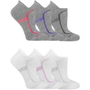 imageFruit of the Loom Womens Coolzone Active Lightweight Cotton SocksGreyWhite Assortment