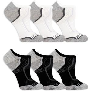 imageFruit of the Loom Womens Coolzone Active Lightweight Cotton SocksWhiteBlack Assortment