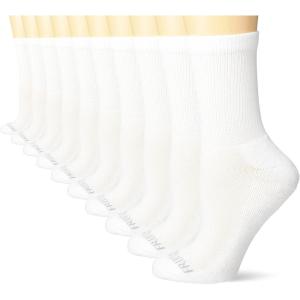 imageFruit of the Loom Womens Everyday Soft Cushioned Socks10 Pair Packs White 612