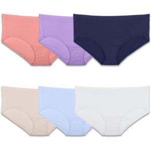 imageFruit of the Loom Womens High Cut Briefs Fit for Me Plus Size UnderwearHipster  Breathable Micro Mesh  Assorted
