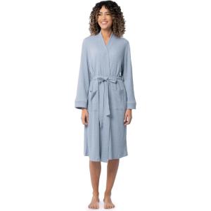 imageFruit of the Loom Womens Lightweight Waffle Knit Kimono RobeAshley Blue