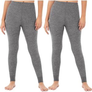 imageFruit of the Loom womens Micro Waffle Thermal BottomSmoke HeatherSmoke Heather
