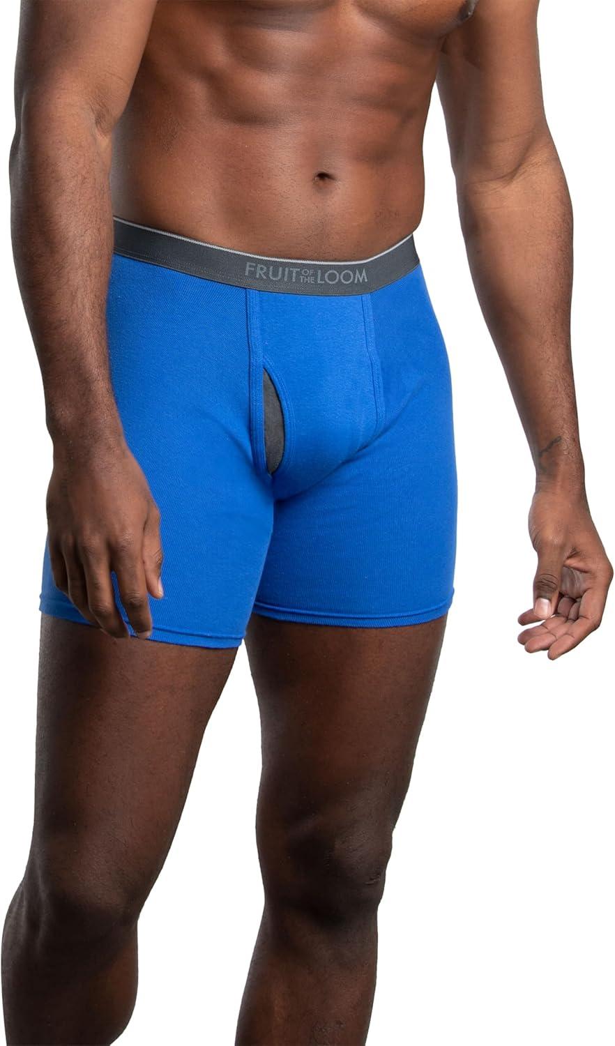 imageFruit of the Loom Mens Coolzone Boxer Briefs Moisture Wicking ampamp Breathable Assorted Color Multipacks6 Pack  Assorted Ringer
