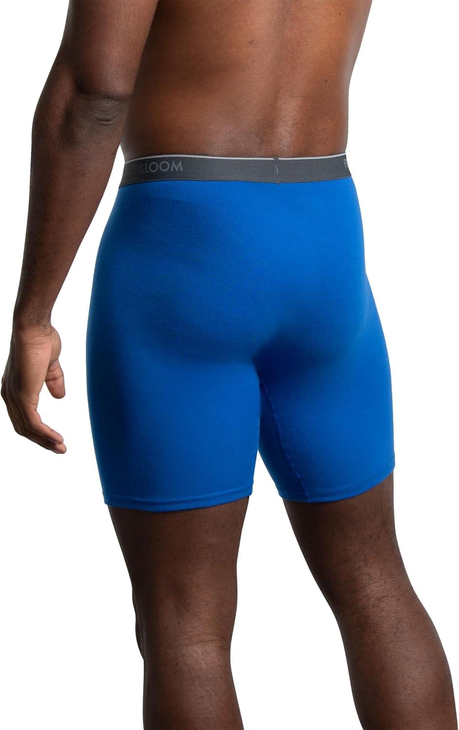 imageFruit of the Loom Mens Coolzone Boxer Briefs Moisture Wicking ampamp Breathable Assorted Color MultipacksLong Leg  7 Pack  Assorted Colors