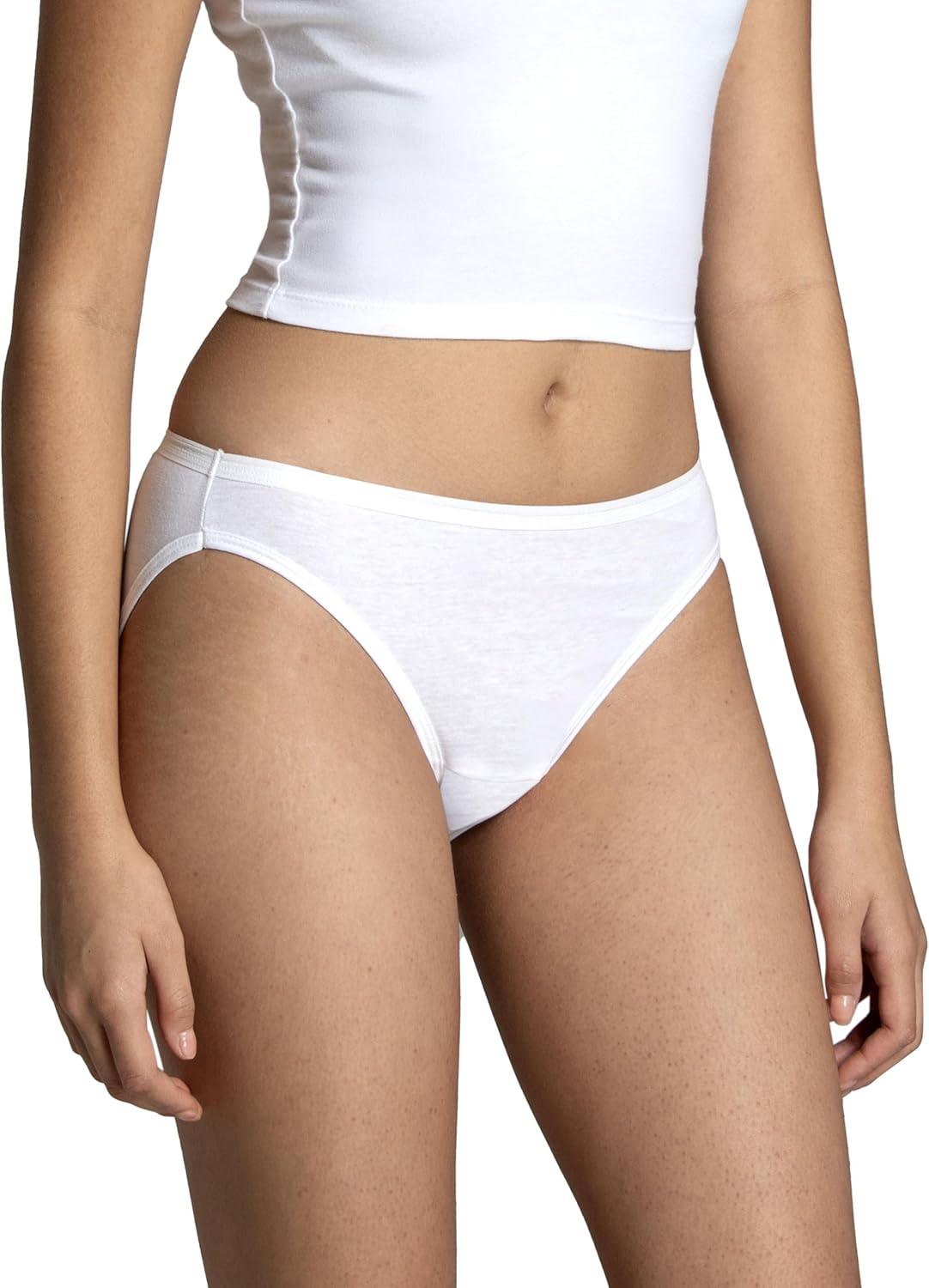 imageFruit of the Loom Womens Eversoft Cotton Bikini Underwear Tag Free ampamp Breathable Cotton10 PackAssorted Neutrals 5